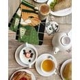 thumbnail image 4 of St. Patrick's Day Kitchen Dish Towels for Drying Dishes Set of 3, Green Kitten Cats Lucky Shamrock Black Plaid Waffle Weave Microfiber Hand Tea Bathroom Towels Quick Dry & Absorbent Towel 15.7x23.6, 4 of 7