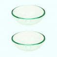 thumbnail image 2 of Renovators Supply 11 5/8" Tempered Glass Round Bathroom Vessel Sink with Drain Clear Mini Bowl Sink, 2 of 7