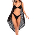 thumbnail image 4 of YouLoveIt Women's Swim Dress Bikini Cover Up Dress Swim Beach Bathing Swimsuit Sleeveless Beachwear Dress Sexy Lace Hollow Out Beach Dresses, 4 of 7