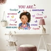 Wallpops WPQ2487 Welcome Wall quote, nero