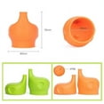 thumbnail image 4 of Uscallm under $5 2Pcs Sippy Cup Lids, Leak Proof Sippy Cup Lids forKids, Spill ProofToddlerDrinking Lids, Universal Fit for 55-90mm Cups,BabyTransition Silicone Straw Lids, 4 of 9