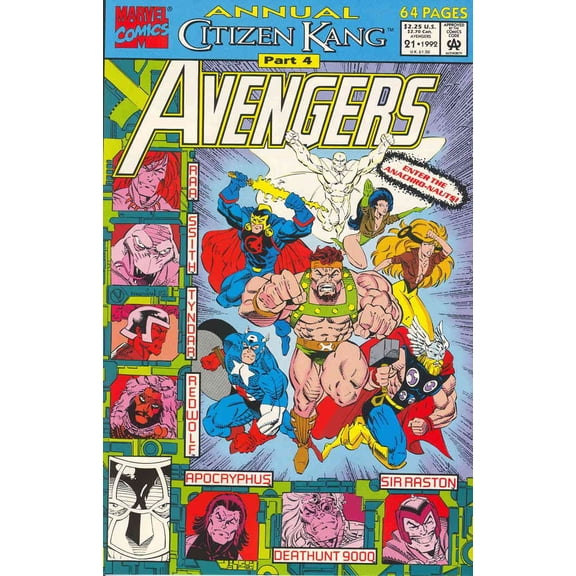 Avengers, The Annual #21 VF ; Marvel Comic Book