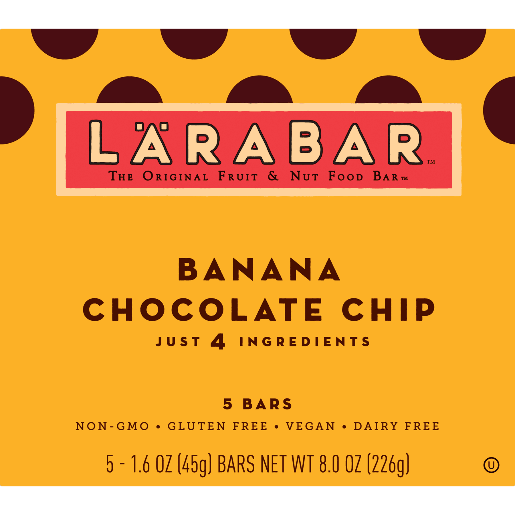 Larabar, Banana Chocolate Chip, 5 Ct, 8.0 Oz