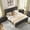 Black, variant on Papajet Wood King Bed Frame with Headboard & Footboard, Modern Fluted Wooden Platform Bedframe with Rounded Safety Edges, Walnut