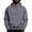 Dark Gray, variant on Mens Fleece Oversized Hoodie Pullover Sweatshirts Fall Winter Cozy Pullover Drawstring with Pocket Regular Fit Workout Travel Outfit M