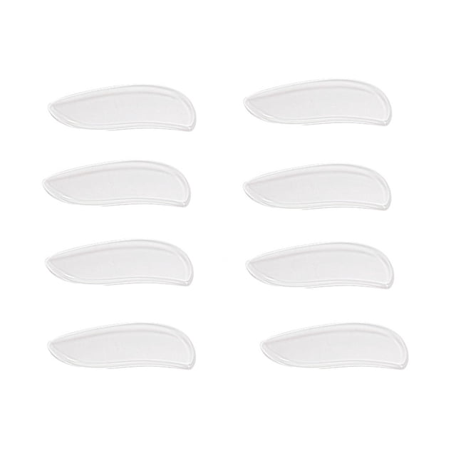 4 pares de plantillas ortopédicas correctoras de talón de gel para calzado humano