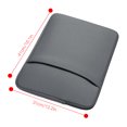 thumbnail image 4 of Bolsa portátil a prueba de golpes para ordenador portátil, funda de transporte con cremallera de ocio, organizador multifunción para teléfono Juegos de teclado y mouse para computadora gris, 4 of 6