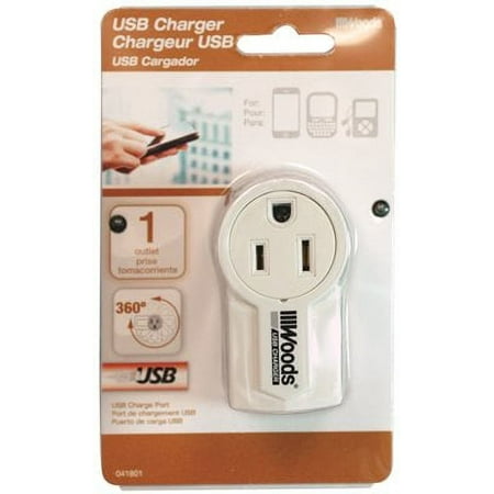 COLEMAN USB CHARGER, ROTATABLE per 4 Each