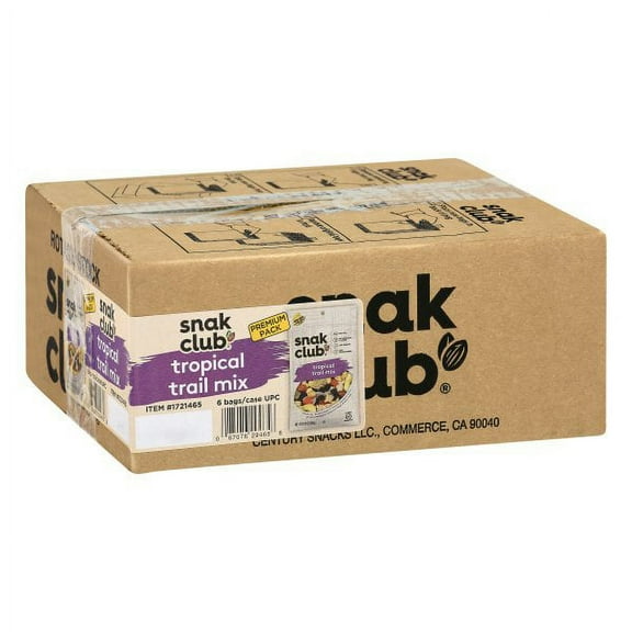 (Price/CASE)Snak Club 1721465 Century Snacks Tropical Mix 6.75 ounce - 6 Per Case
