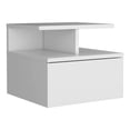 thumbnail image 3 of Mesa Noche Flotante Excelsior Blanco Diseño Moderno, 3 of 5