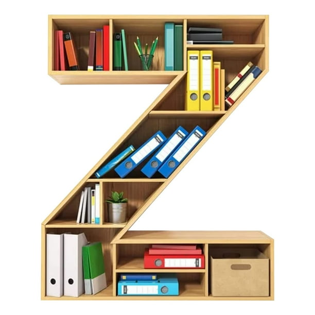 Adorno colgante con forma de libro del alfabeto (26 unidades), ideal para amantes de los libros, bibliotecarios, decoración con formas digitales para ratones de biblioteca, adorno acrílico, regalo con