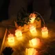 thumbnail image 3 of Cadena de luces de Navidad con cabeza , LED con pilas para árbol de Navidad, decoración de interiores y exteriores, jardín, decoración navideña(Interfaz USB)(5 metro 30 luces), 3 of 5