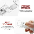 thumbnail image 4 of 10pcs Rotatable Price Tag Display Holder Clip on Merchandise Clamp for Retail, 4 of 8