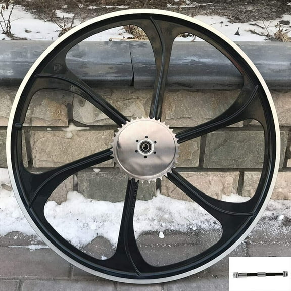 DONSP1986 26" Rear Mag Wheel/Bike Wheel Rims & 36T Sprocket-Gas Motorized Bicycle