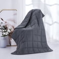 thumbnail image 4 of Bon Voyage Gray 5 lbs Travel Weighted Throw 40"x50", 4 of 6