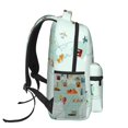 thumbnail image 3 of Xecao World Travel Map Backpack, a stylish and functional choice for both men and women, is the perfect basic bookbag for college, work, or travel, 3 of 5