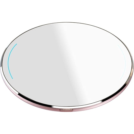 Wireless Charger Thin Aviation Aluminum Computer Numerical Control Technology Fast Charging Pad Rose Gold (NO AC Adapter) price history on PriceWatchPro