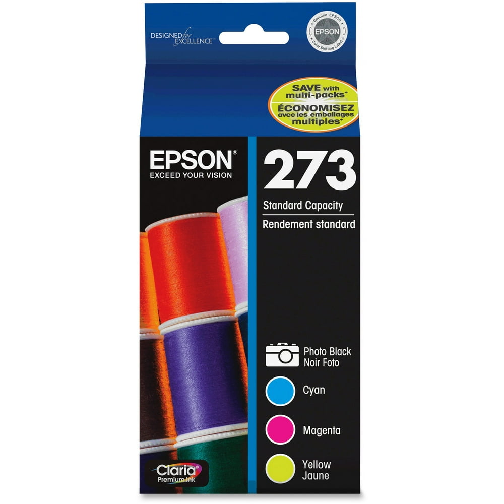 Epson 273 Standardcapacity Color MultiPack Ink Cartridges Walmart