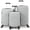 Silver Gray, variant on Zimtown Luggage Set 3 Piece Hardside Suitcase Set Lightweight Suitcase with Spinner Wheels, 20/24/28 Inch Luggage for Men Women, Silver Gray