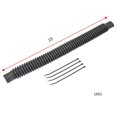 thumbnail image 2 of relayinert Rubber Flexible And Durable Inflator Hoses For Diving Enthusiasts Diving Accessory Corrugated Hoses Black Jacket BCD 16 Inch 1Set, 2 of 6