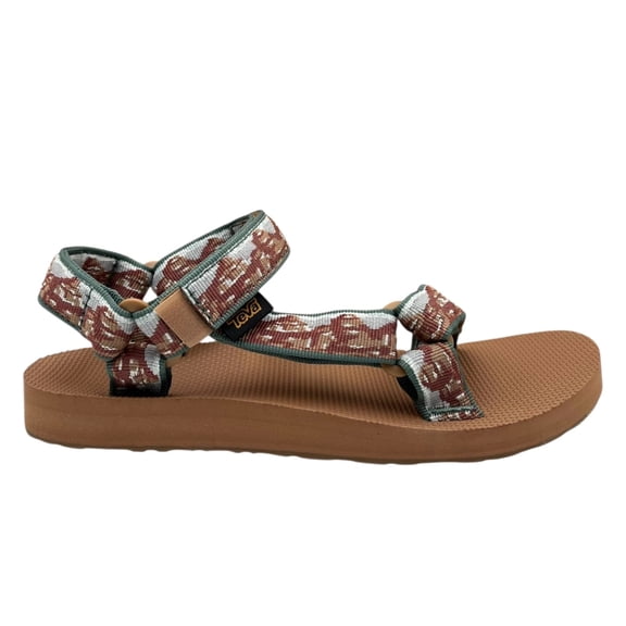Teva Original Universal Women's Sport Strappy Sandals Size 9 Brown Tan Green