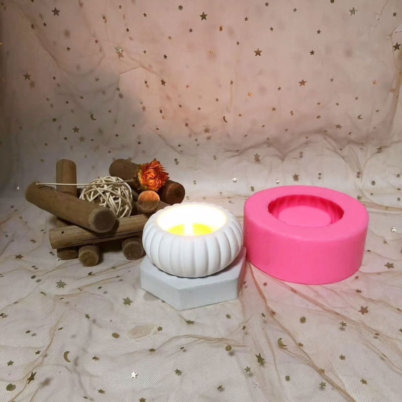 Candle Holder Mold Durable Silicone Molds 3D Candle Base Moulds Handcrafted Candlestick Making Mould Jewelry Making Tool