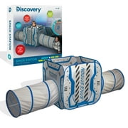 Discovery 2 in 1 Adventure Play Tent W/ Removable Tunnel Tubes, Measures 30" x 30" x 30" Inches, Indoor/Outdoor Pop Up Design, Easy Setup, Lightweight Fabric, Folds Flat, Includes Carrying Bag