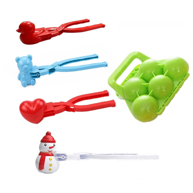 Kit de juguetes de nieve para invierno, marca Snowball Maker HUOGUO, con forma de animal