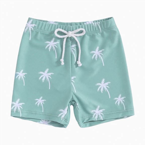 Gibobby Boy/Toddler Boy Swim Shorts & Trunks Boy Swimsuit Toddler Boys Swim Trunks UPF 50 Swim Shorts Baby Boys' Bathing Suit Swimsuit Boy Swimwear Size for(12-18 Months,Light Green)