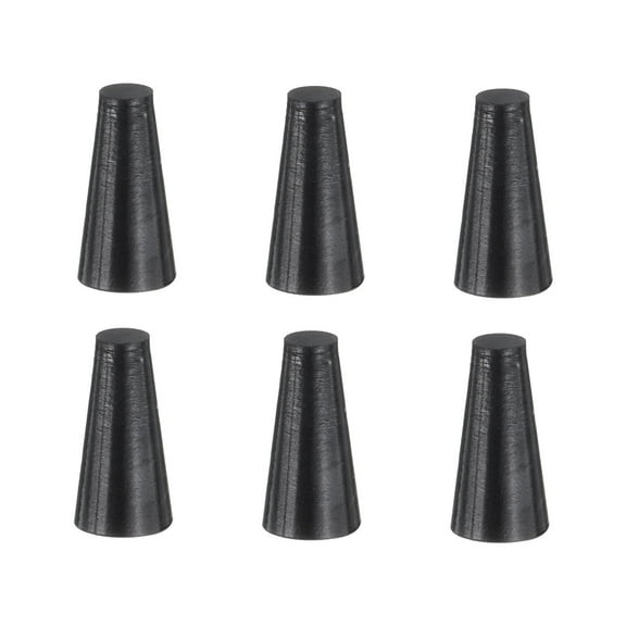 6 Pack Silicone Rubber Tapered Plug, 4.5mm to 8.5mm High Temp for Hole Plugs, Spraying, Coating, 16mm