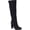 Black Microsuede, variant on Women's Journee Collection Vivian Wide Calf Knee High Boot Taupe Microsuede 6.5 M