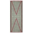 thumbnail image 6 of Casavani Block Printed Cotton Kitchen Runner Kilim Rug for Hallway And Stair, Red 4x10 feet, 6 of 6