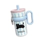 thumbnail image 2 of Vaso térmico de acero inoxidable, regalo de taza térmica, botella de agua versátil y bonita. Azul, 2 of 9