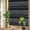 Black, variant on Modern Purple Privacy Window Film, Decorative Stained Glass Window Film, Abstract Diamond Luxury Gradient Resuable Rainbow Static Cling for Home Bathroom Living Room Glass Door 17.7"x39.3"