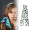 thumbnail image 2 of Unique Bargains 1 Pc Headband Mushrooms Satin Hairband for Women Beige Coffee Color, 2 of 6