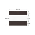 thumbnail image 2 of COVERS&ALL Outdoor Clear Panel Curtain, 12 Oz Tarp Max Waterproof & UV Resistant with Rustproof Grommets, Ideal for Outdoors/Indoors (8' H x 10' W Feet, Coffee), 2 of 6