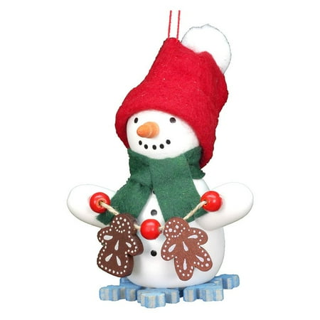 Christian Ulbricht Snowman with Gingerbread Cookies Ornament