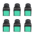 thumbnail image 2 of 25 uds interruptor de botón pequeño interruptores de empuje cuadrados de bloqueo automático con luz 16mm 24V 5A verde, 2 of 14