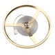thumbnail image 2 of Rueda De Equilibrio Del Movimiento Del Reloj, Rendimiento Estable Pieza De La Rueda De Equilibrio Del Movimiento Dorado Para Un Ajuste Perfecto Para El Movimiento 2836, 2 of 7