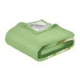 thumbnail image 3 of 70x55 Inches Glow in The Dark Blanket Cozy Throw Camping Blankets for Home and Outdoor Use Lemon and Lime Ice Cream, 3 of 8