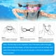 thumbnail image 5 of Swimming Goggles for Adults | Large Frame HD Anti-Fog Waterproof Eyewear | Multi-Coated Scratch-Resistant Lens | Plastic | 15x4x3cm | Blue/Black | 1 Piece, 5 of 5