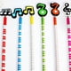 thumbnail image 4 of Seitruly ZHUTING, 6 uds., notas musicales de dibujos animados, coloridos lápices de para niños y estudiantes, papelería, Color Suministros de escritura y corrección, 4 of 6
