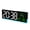 green light, variant on Calendar Digital Wall Clock with Bright LED Display, Temperature Readout and Alarm Icons for Bedroom Use