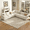 Chenille Beige, variant on Modular Sectional Sofa,Modern Chenille U Shaped Cloud Couches,Deep Seat Sofa,Convertible L Shaped Corner Couches for Living Room, Apartment,Office,8 Seat,Gray