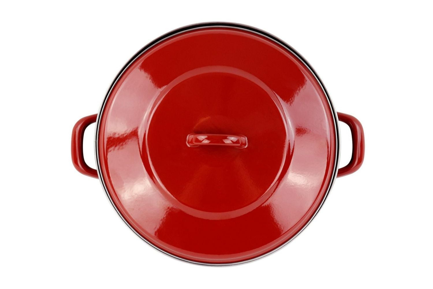 Vitrinor Dutch Oven Red 26 Cm (5L) with Temperature Gauge
