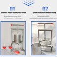 thumbnail image 2 of Fruit Honey Press, Complete Stainless Steel Honey Extractor, Beeswax Press for Squeezing Juice from Vegetables, Fruits, Nut Milk, 8L, 2 of 5