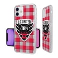 thumbnail image 6 of D.C. United iPhone Plaid Design Clear Case, 6 of 7
