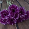 thumbnail image 3 of Langgg Artificial Chrysanthemum Simulation Floral Decor Home Party Table Centerpiece artificial Flower, Purple, 3 of 8