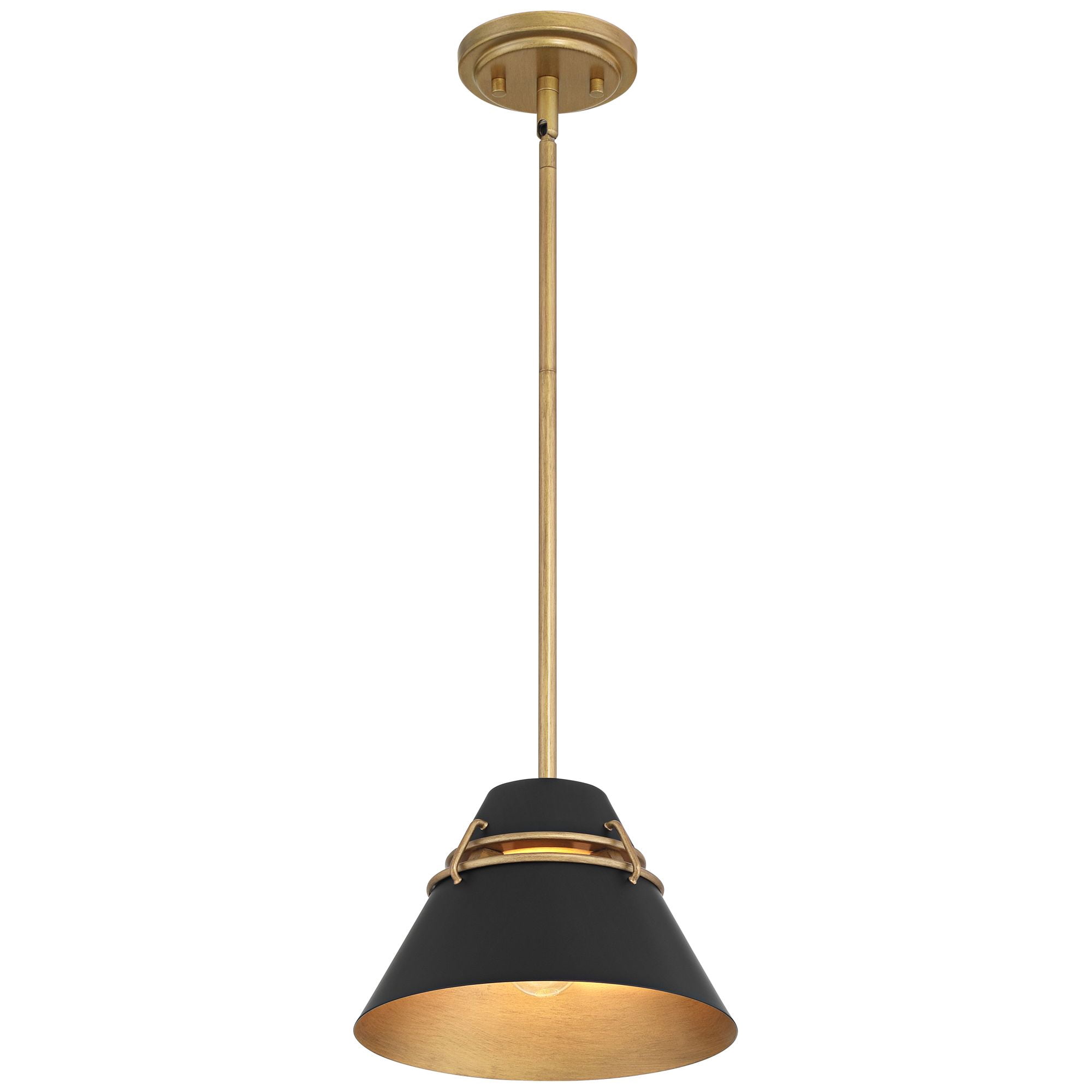 Possini Euro Design Curry 10" Modern Pendant Ceiling Light Fixture Dining Room Over Table Kitchen Island Hanging Black Gold Mini