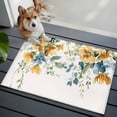 thumbnail image 3 of Rectangle Area Rugs 2 x 3 Ft, Blue Yellow Spring Floral Non-Slip Residential Carpet, Watercolor Botanical Summer Indoor Crawling Mats Runner Rugs for Living Room/Dining Room/Bedroom, 3 of 8